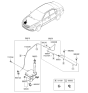 Diagram for 2006 Kia Optima Washer Pump - 986102G001