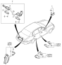 Diagram for Kia Amanti Light Socket - 925403F000