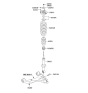 Diagram for Kia Shock And Strut Mount - 546102J000