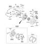 Diagram for 2010 Kia Borrego Wheel Bearing - 527302J000