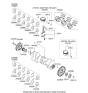Diagram for Kia Crankshaft Thrust Washer Set - 210303C120