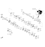 Diagram for 2014 Kia Rio Input Shaft Bearing - 4325326000