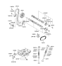 Diagram for 2006 Kia Rio Timing Belt - 2431226050
