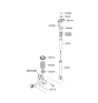 Diagram for Kia Rio Bump Stop - 553261G000