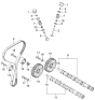 Diagram for Kia Sephia Timing Belt - 243122Y000