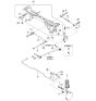 Diagram for Kia Spectra Rear Crossmember - 0K2FA28800