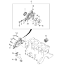 Diagram for Kia Spectra Oil Pump Rotor Set - 213122Y010
