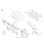 Diagram for Kia Piston Ring Set - 230403LTA0