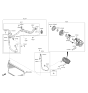 Diagram for Kia Niro A/C Expansion Valve - 97626Q8000
