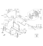 Diagram for Kia Cadenza Coolant Reservoir - 25430D4000