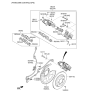 Diagram for 2019 Kia Optima Brake Backing Plate - 58243C1500
