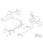 Diagram for Kia Sportage Exhaust Hanger - 28780C1300