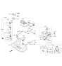 Diagram for Kia Optima Canister Purge Valve - 31450C1000