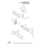 Diagram for Kia Piston Ring Set - 230402E151