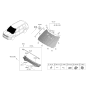 Diagram for Kia Telluride Windshield - 86110S9510