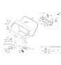 Diagram for Kia Rio Tailgate Lift Support - 81770H8010
