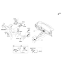 Diagram for Kia Rio TPMS Sensor - 95800H9000