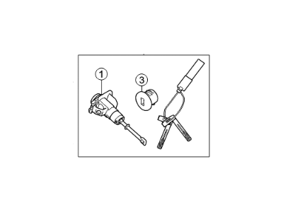 Kia Sorento Ignition Lock Cylinder - 81905C6020