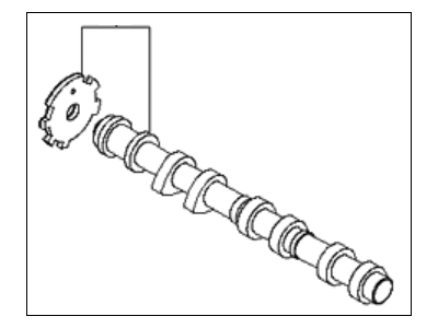 Kia 249003C205 CAMSHAFT Assembly-Inlet