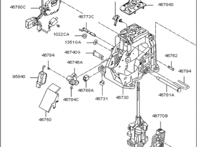Kia 467002J210 Lever Assembly-Atm