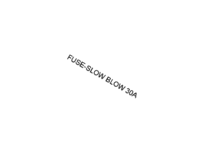 Kia 1879001129 Fuse-Slow Blow 30A