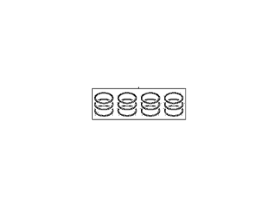 Kia Spectra SX Piston Ring Set - 2304023991