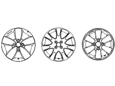 Kia Rio Spare Wheel - 529101G205