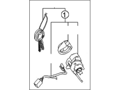 Kia Rondo Ignition Lock Assembly - 819001DB01