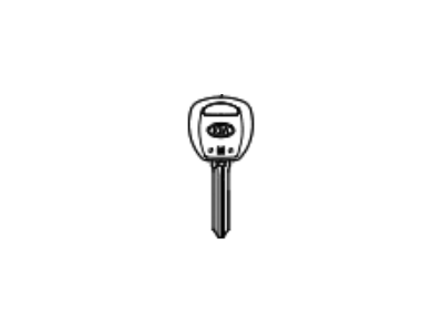 Kia 819962J010 Blanking Immobilizer Key
