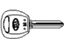 Kia 819964D040 Blanking Immobilizer Key