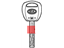 Kia 819963F050 Blanking Immobilizer Key