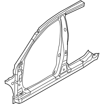 Kia 711404C000 Reinforcement Assembly-Side Outer