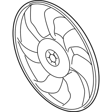2014 Kia Optima A/C Condenser Fan - 252313K460