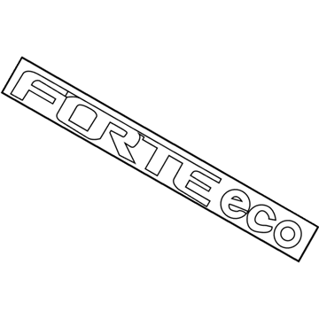 2011 Kia Forte Koup Emblem - 863101M500