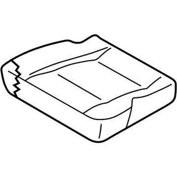 Kia 0K52Y57510BT4 Cushion-Rear 2ND,LH