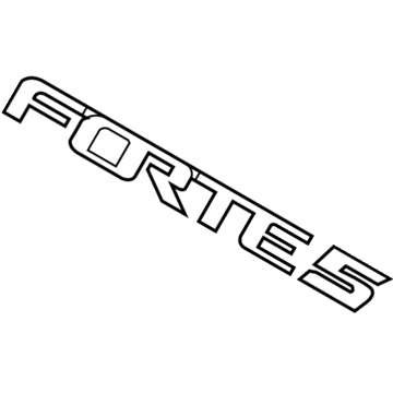 2014 Kia Forte Koup Emblem - 86311A7510