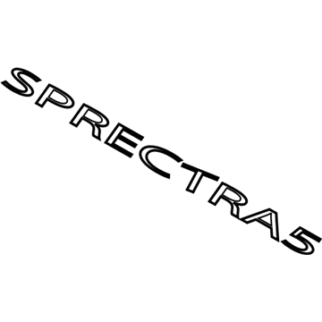 2008 Kia Spectra SX Emblem - 863102F900