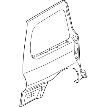 Kia 0K54A70410C Panel Assembly-Side Outer