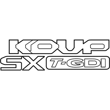 2016 Kia Forte Koup Emblem - 86315A7200