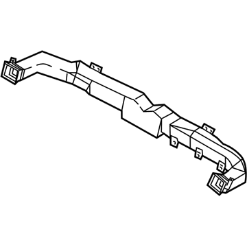 Kia 0K53A6081X Duct Assembly-Air