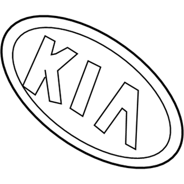 Kia 863531F020 Sub-Logo Assembly