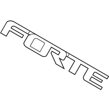 Kia 863101M300 Forte Emblem