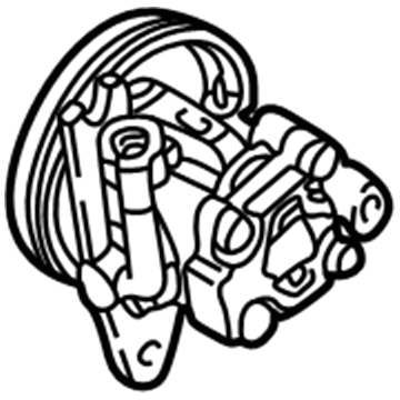 1999 Kia Sephia Power Steering Pump - 0K2AA32600D
