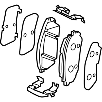 Kia Sorento Brake Pad Set - 58101P2A00