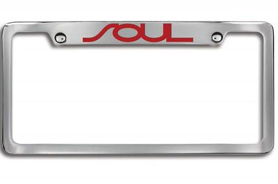 Kia License Plate Frame, Red Upper Logo UR013AY001AM