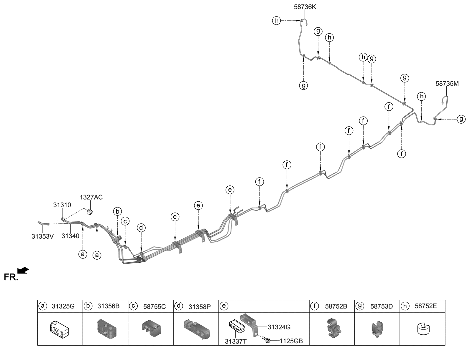 0K2DJ03000 Genuine Kia TRANSMISSION COMPARTMENT