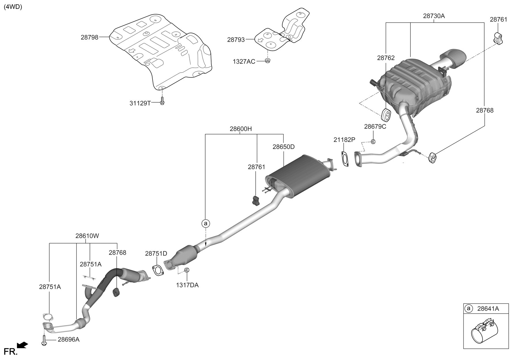4142124350 Genuine Kia CYLINDER ASSEMBLYCONCEN