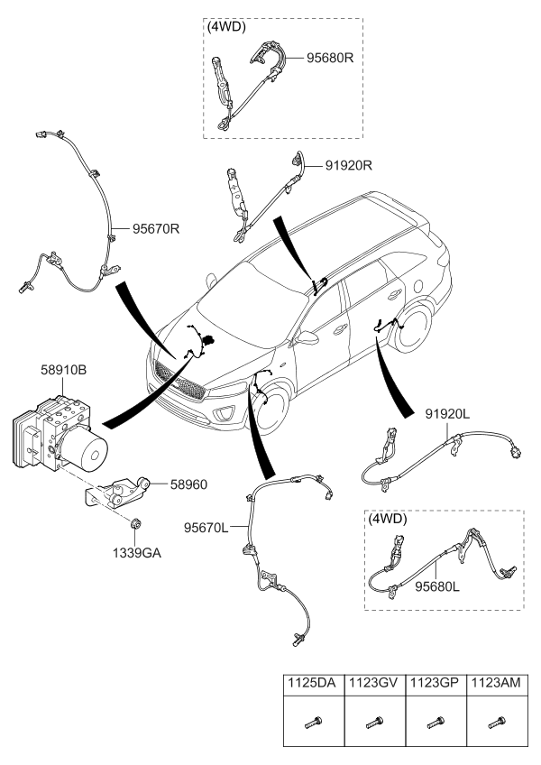 273113L250 - Genuine Kia BRACKET-CONNECTOR