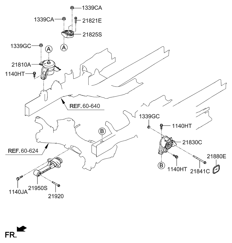 988503W100 Genuine Kia BLADE ASSEMBLYREAR WIPER