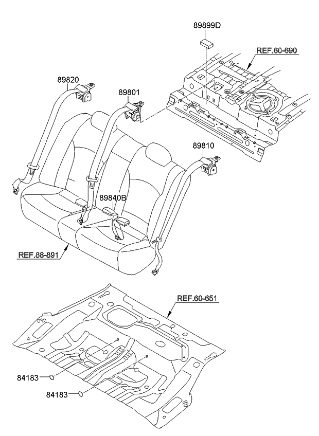 2017 Kia Soul wiring-harness-floor